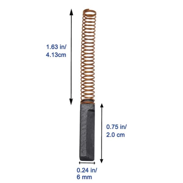 10 stk. karbonbørster egnet for Kitchen Treasure Kitchenaid eggvisper mikser