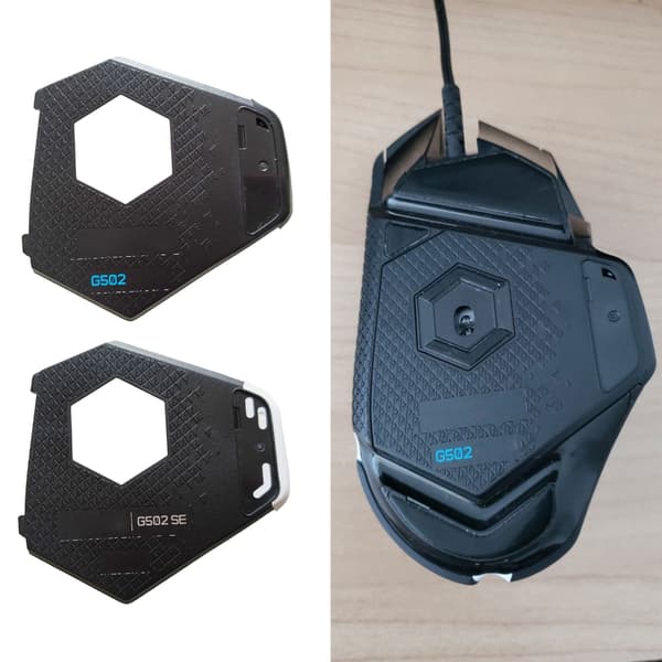 Ny bakdeksel bunndeksel erstatning for Gaming Mouse B