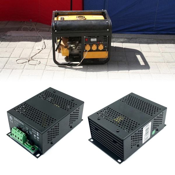 Generator BAC06A Batteriladere med Innebygd Vedlikeholdslading for Forlenget Levetid 12V