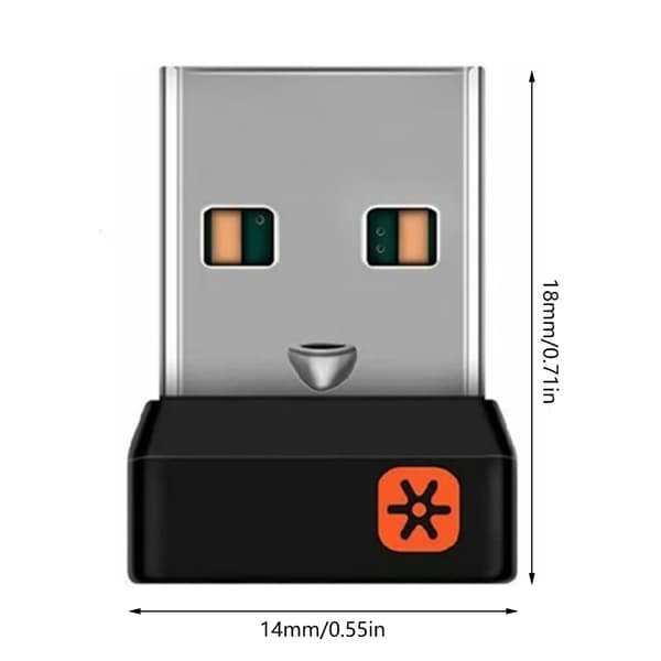 Langaton Dongle-vastaanotin Unifying USB-sovitin M510-hiirelle ja -näppäimistölle