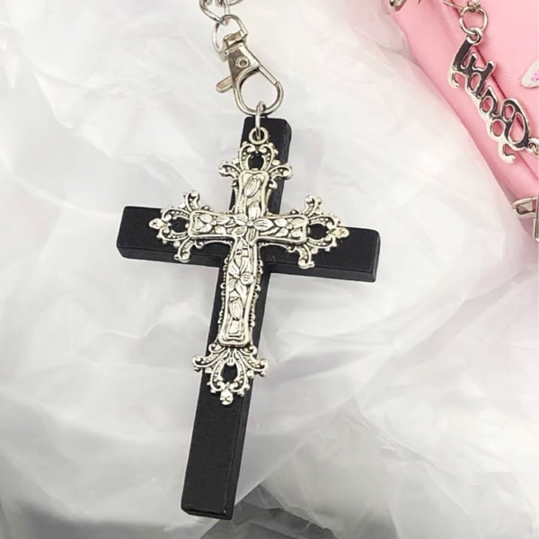 Cross Pendant Halsband Cross Pendant Chokers Gothic Halsband Gothic Smycken Party Smycken Dam Smycken Present för tjejer Black