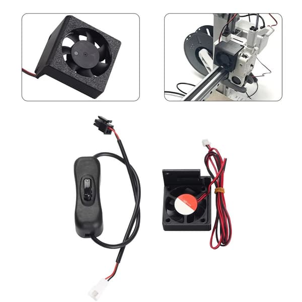 3D-print Stepper Motor Køleløsning til Laboratorie / Mini Modeller