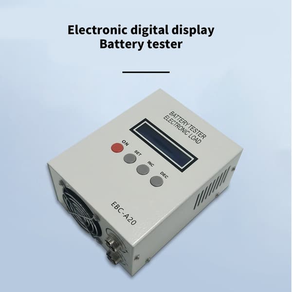 Batterikapacitetstester med LCD-display for nøjagtig måling