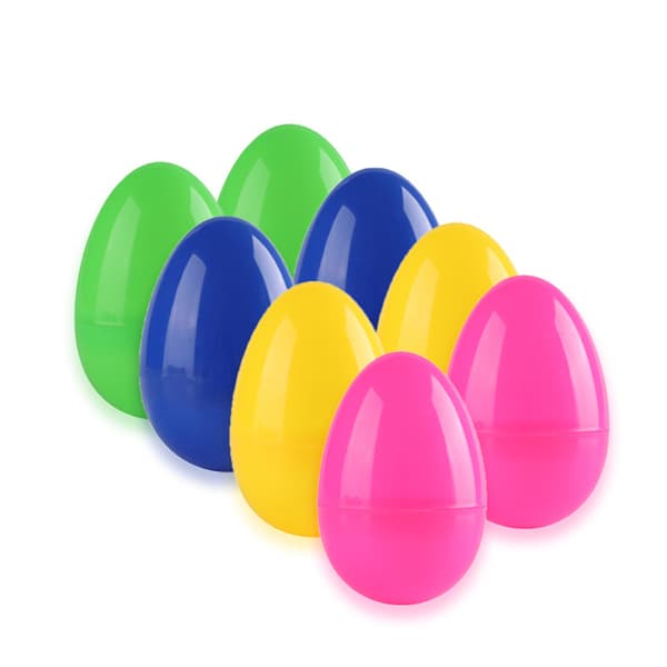 Fargerike plastikk selvmalende egg rytmelæringsleke for barn