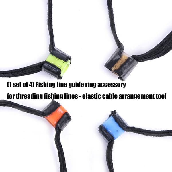 Fisketilbehør Ringer Tender Elastisk Ledende Tau Line Tender Verktøy