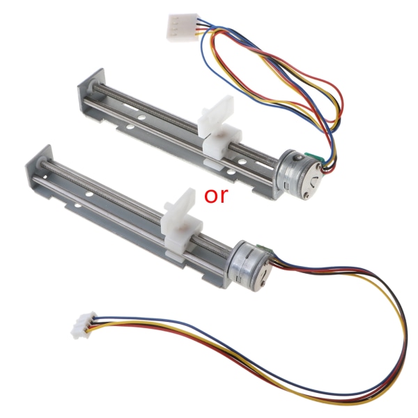 för DC 4-9V Drive Steg Motor Skruv med Mutter Slider 2 Fas 4 Ledare För Laser E