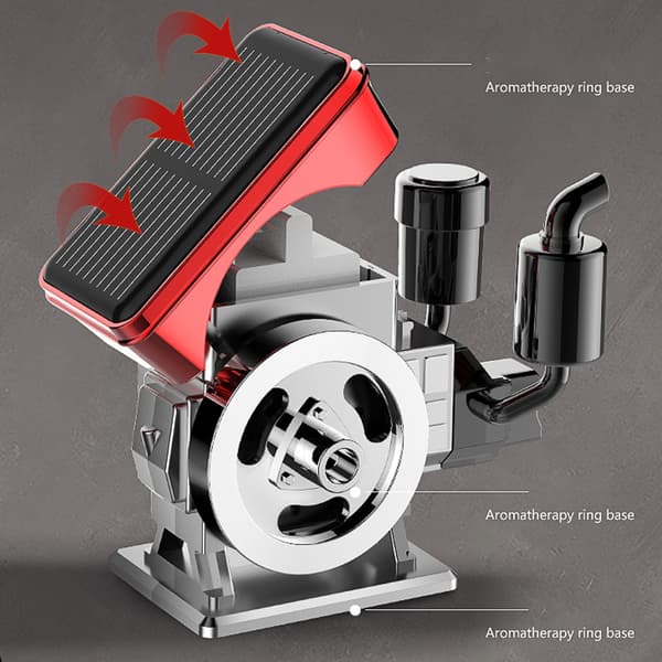 Duft Luftfrisker Holdere Bil Dashbord Roterende Motor Bil Diffuser 3#