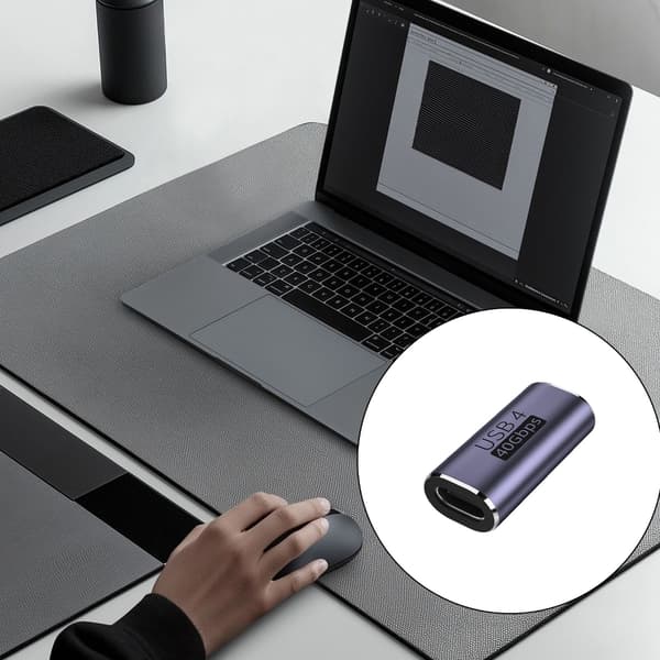 USB4 0 Hun til Hun USB C Adapter 40Gbps Dataoverførsel 8K@120HZ til Telefon