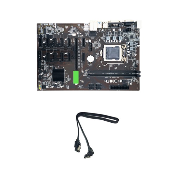 B250 BTC Miner CPU Bundkort 12 Grafikkort Slots VGA DVI Support LGA 1151 DDR4 Sodimm SATA 3.0 USB 3.0 Lavt Strømforbrug