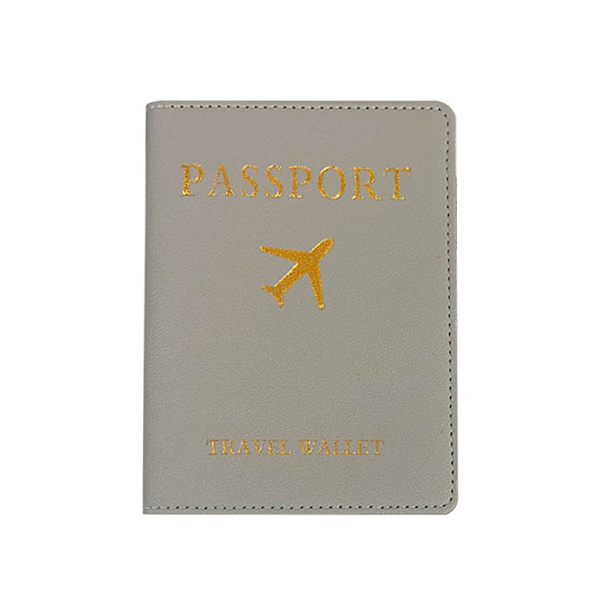 Passportholder i PU-lær med bagasjelapp for kvinner, menn, reisemoteelskere, par, bryllupsgave