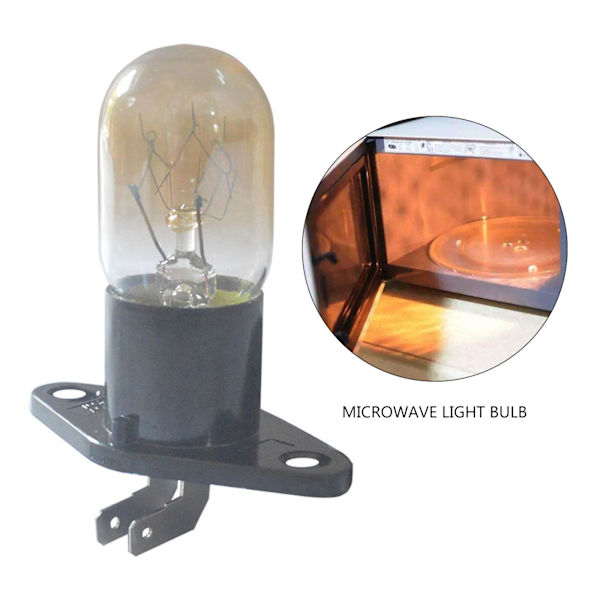 250V 2A Mikrovågsugn Glödlampa Kylskåp Belysning LED Glödlampa med bas Högtemperaturapparat utbyte Glödlampa Universal