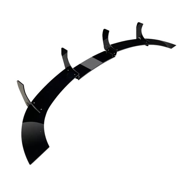 Bil Bakre Stötfångare Diffusor Spoiler Splitter Auto Trim för Golf MK5 2005-2009