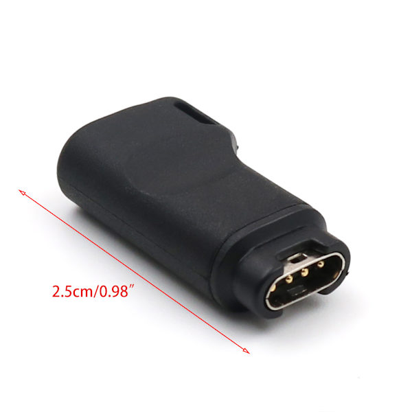 USB C hona till 4-stifts laddningsomvandlare för -Garmin för Fenix 5/5S/5X/6 Forerunner 45/45S/245/245M/935 för Smart Watch