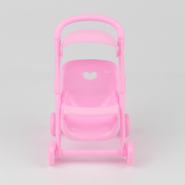 Baby för dockor Dockhus Möbler Tillbehör Spädbarnsvagn Vagn Barnkammare modell Flickor för dockhusleksaker