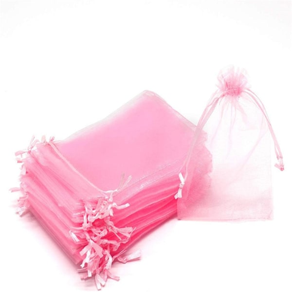 100 stk. Frugtbeskyttelsesposer 10x15 cm, 17x23 cm Frugtnetposer Havenet Snøreposer Netbarriereposer