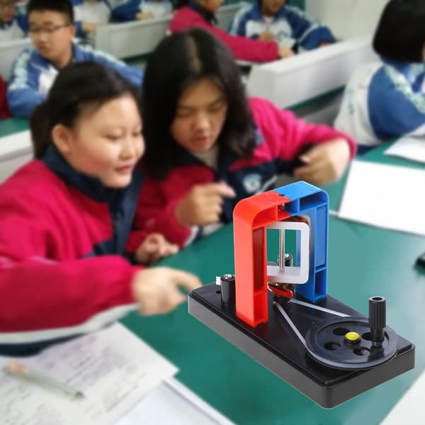 DIY Håndsveivet Elektrisitetsgenerator Modell Laboratoriedemonstrasjon Motor Holdbar