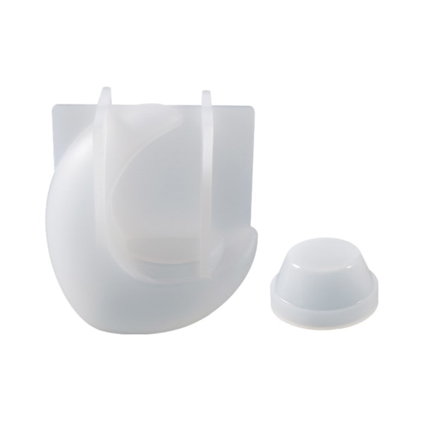 DIY Silikoneform Lysestageform Håndlavet Måneformet Lysestageform