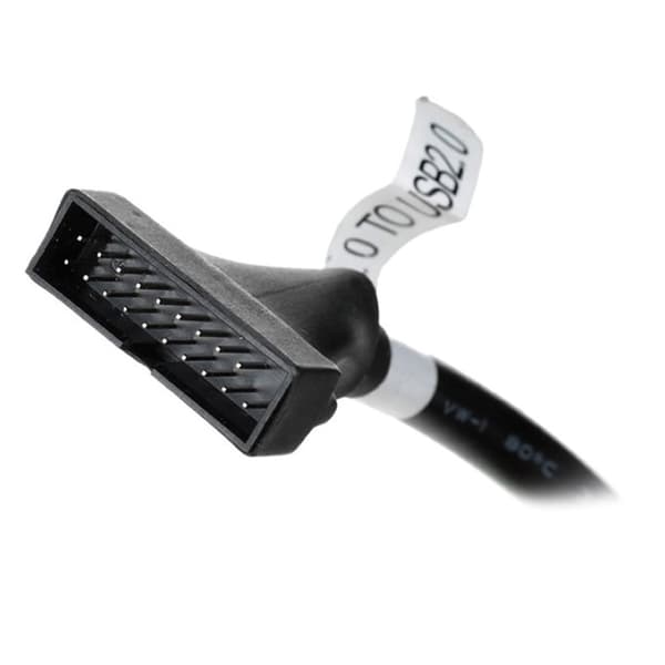 USB header till USB kabel, moderkort USB 3.0 hona till USB 2.0 hane header-kabel