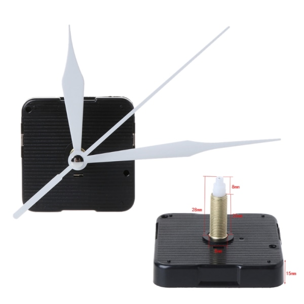 DIY Quartz Clock Movement Silent Kit Set Batteridriven mekanism för inomhus utomhus för tidsklockor användning null - 51