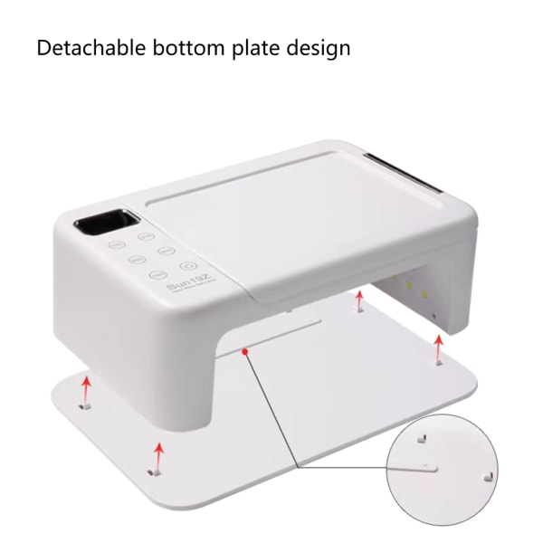 Digital Manikyr Bär Nail Special Fototerapilampa Nagellampa 350W Power Nail Shop Professionell LED fototerapimaskin