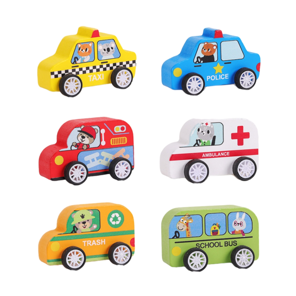 Taksin ja ambulanssin yhdistelmälelu, vedettävä auto, varhaisen oppimisen leluautomalli pojille, automalli, auto lelu pojille ja tytöille