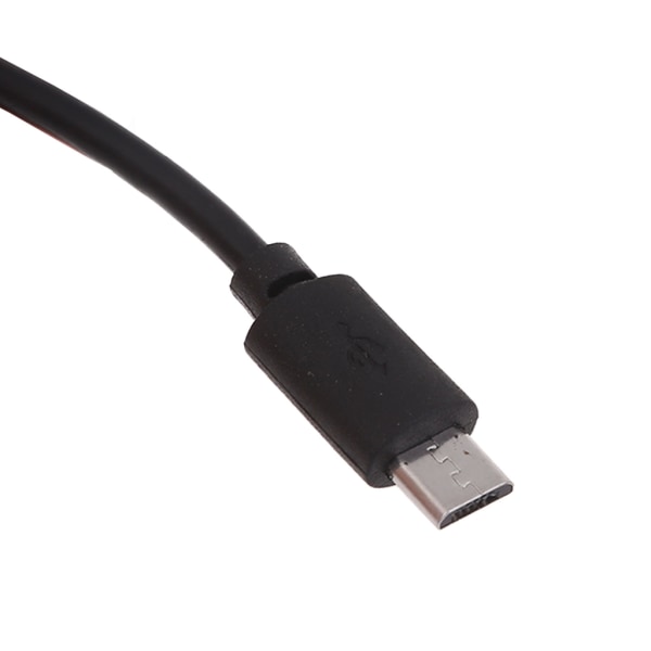 Micro USB Power Laddningskabel med Switch USB2.0 till MicroUSB Converter för RaspberryPi USB till mikro USB -kabel Black 1m