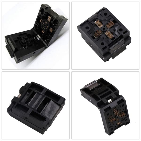 QFP32 Flip Låg Programmeringsfatning Testfatning 0,5 mm Plads til IC-test