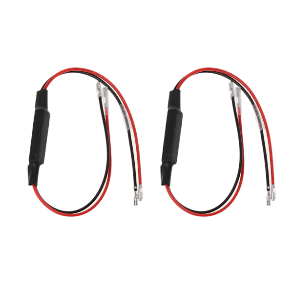 2 stk. Motorcykel LED Blinklys Indikator Lys Cement Belastningsmodstande Adapter