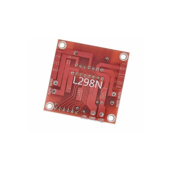 L298 Stepper Motor Intelligence Bil Robot Breadboard Høj Effektkort Erstatning