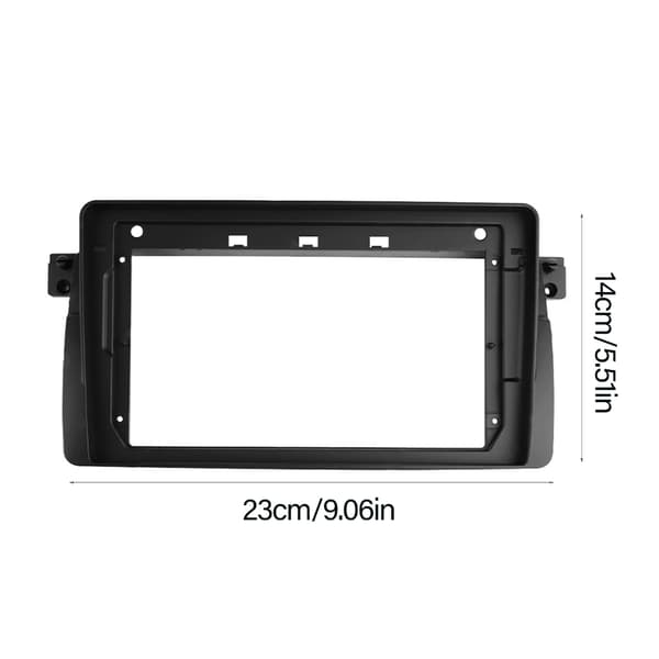 Udskiftnings 9-tommer bilradio frontpanel til E46 stereo radio panel