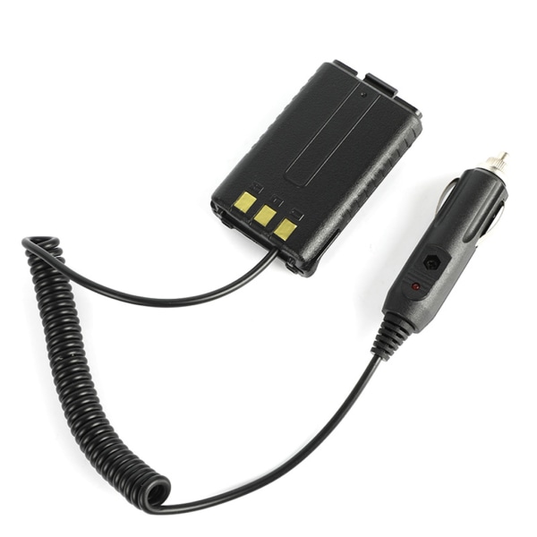 Billaddare för Walkie Talkie Baofeng UV-5R 5RA 5RB 5RE Radio Battery Eliminator
