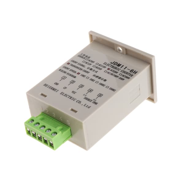 Fotoelektrisk omkopplarsensor 6-siffrig LED automatisk display digital räknare 1-999999