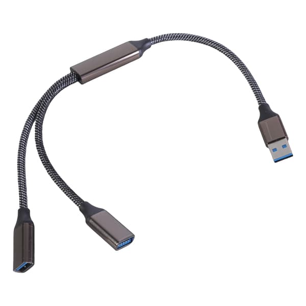 USB3.0 Y-splitterkabel til samtidig tilslutning af flere USB-enheder