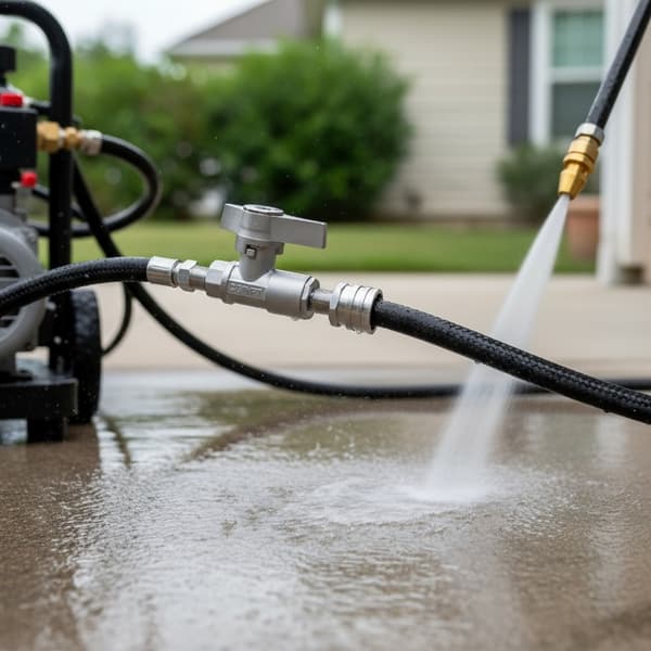 Kugleventiler i rustfrit stål 3/8 tommer hurtigforbindelsessystem 4000PSI tryk