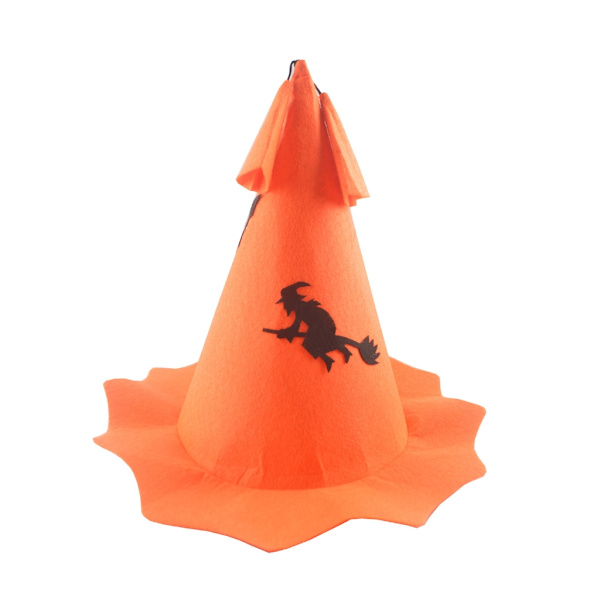 Halloween Häxa Trollkarl Hatt Festdräkt Huvudbonader Devil Cap Cosplay rekvisita Dekoration Tillbehör för barn Pojke Flicka