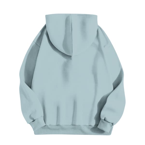Snygg Oversized Huvtröja för Kvinnor, Pullover Topp Höst Vinter Kläder DR XXL