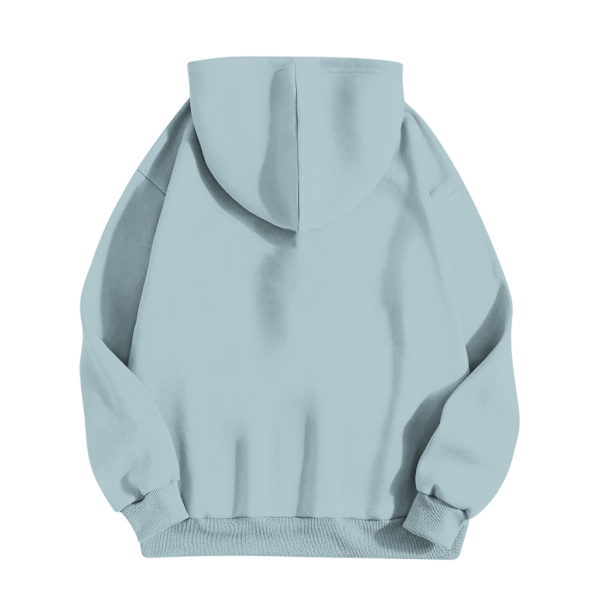 Stilfuld oversized sweatshirt med hætte til kvinder, efterår/vintertøj RE M