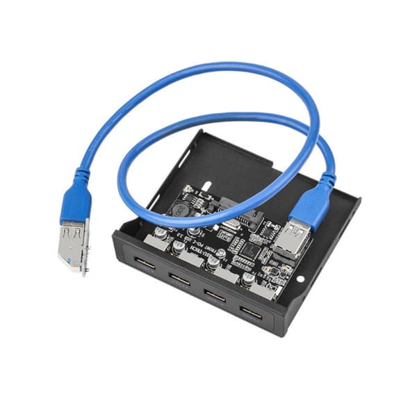 Desktop USB3.0 Frontpanelbeslag PCIE-udvidelseskort til 3,5\" diskettedrev