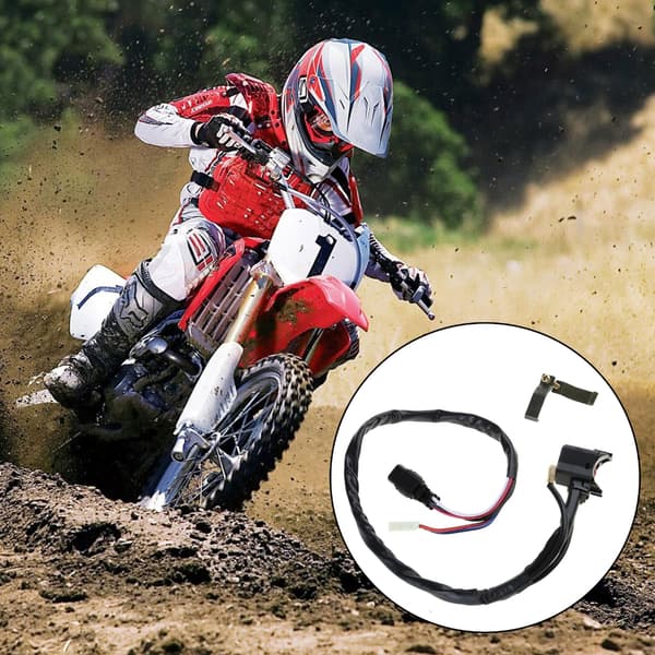 Motorsykkel Universal Stopp Start Drep Bryter Knapp Med Indikatorlys