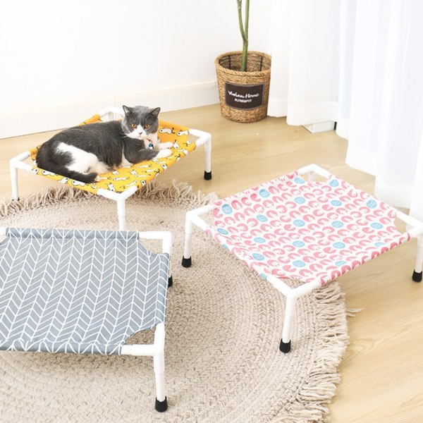 Cool hängmatta sommarkattbyte Gunglägersäng Cat Weave-säng för små/mellanstora katter avkopplande säng 7