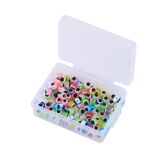 100 st Fish Eye Beads Fisklina Pärlor Diverse färger Fiskepärlor Flytande bollar Propppärlor Fiskbeten Ägg Pärlor 6mm