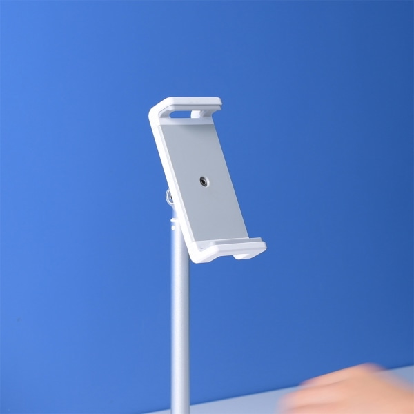 Tablettställ Telefonhållare Höjd Justerbar 360° rotation Bordsställ i aluminium för 4,5-13" mobiltelefon
