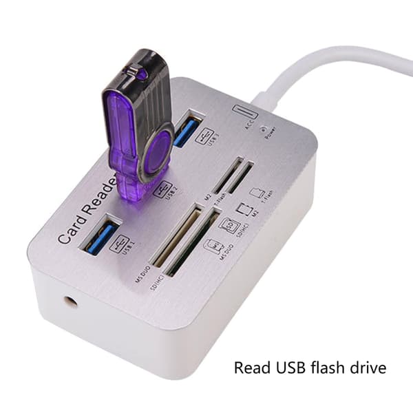 USB3.0 Hubs Kortlæser Combo SDTF Hukommelseskortlæser USB Disk PC