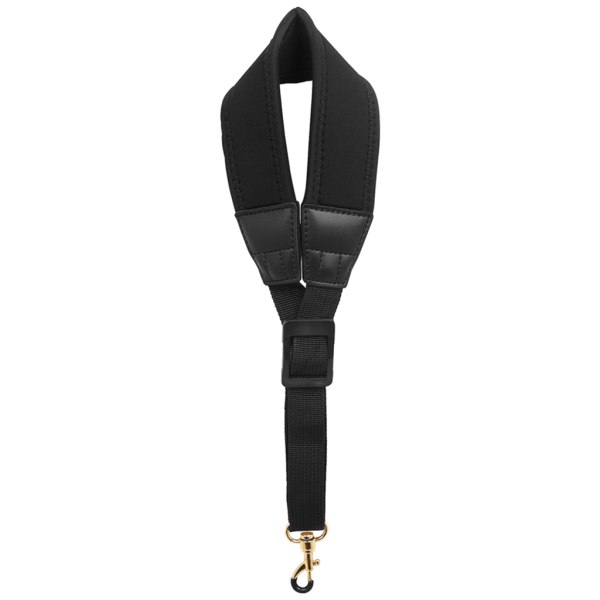 Justerbar Lengde Saksofon Halsreim Myk Saks Nylon Pustende Reim Polstret Oppgradert for Alt- og Tenorsaksofon