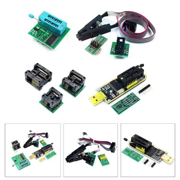 SOIC8 SOP8 Test Clip til EEPROM 93CXX 25CXX 24CXX Kredsløbsprogrammeringsadapter