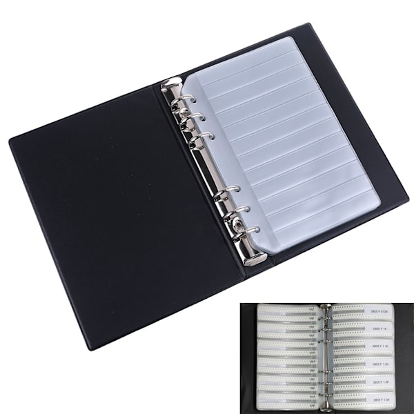 Kondensator Resistans Paket Komponentprov SMT Bok Sortiment 0201 0402 0603