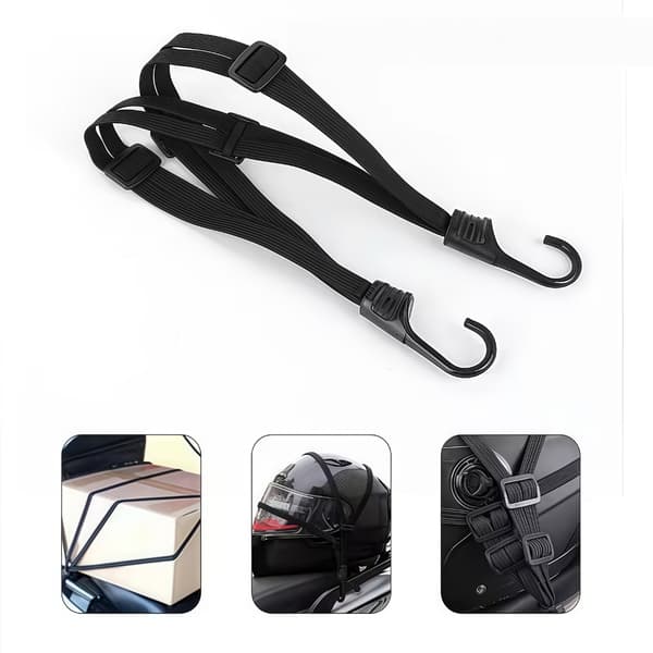 Motorcykel Utrustning Fästsystem Elastisk Snodd Tung Last Snabb Bungee Snodd 90cm