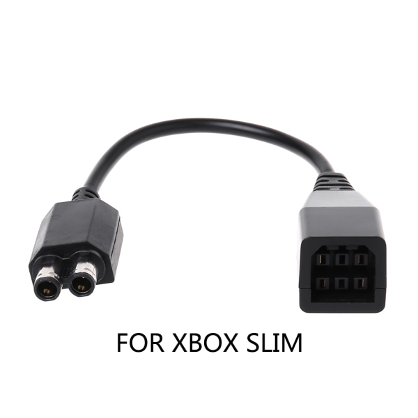 Overføringsladerkabel Ladeadapterledning Strømforsyningskonverter for Xbox 360 Flat til Slim Transformator Konverter