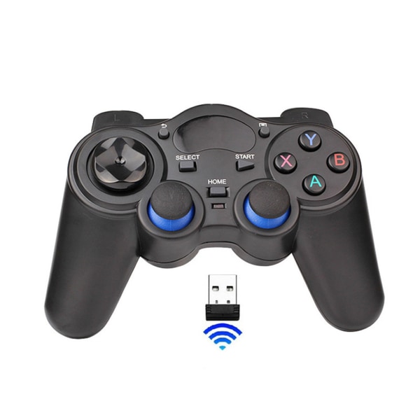 2,4G trådlös Gamepad-spelkontroll för telefon/för Smart TV/PC/Bärbar dator/Dator/Set-Top Box med mobil OTG-omvandlare