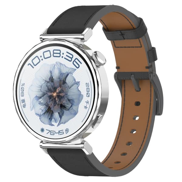 Klassisk 18MM læderrem alsidig urrem elegant rem til ur GT5 Brown